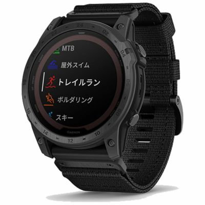 ガーミンtactix7ProSapphireDualPowerタクティクス7プロ010-02704-34GARMINミリタリーGPSソーラー充電航空サファイアチタンナイロン暗視ステルスモードSuicaゴルフ日本正規品バレンタイン
