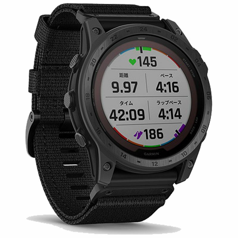 ガーミンtactix7ProSapphireDualPowerタクティクス7プロ010-02704-34GARMINミリタリーGPSソーラー充電航空サファイアチタンナイロン暗視ステルスモードSuicaゴルフ日本正規品バレンタイン