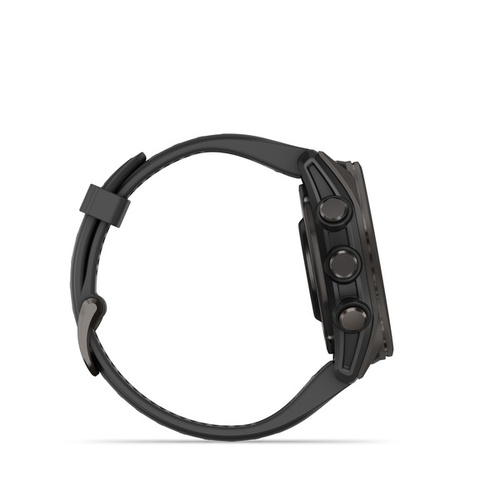 ガーミン fenix 8 Sapphire AMOLED 43mm Carbon Gray 010-02903-27 フェニックス8 サファイア スマートウォッチ GPS 筋トレ ダイビング スピーカー LED ゴルフ 登山 Garmin バレンタイン Suica