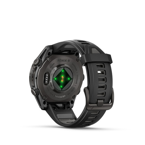ガーミン fenix 8 Sapphire AMOLED 43mm Carbon Gray 010-02903-27 フェニックス8 サファイア スマートウォッチ GPS 筋トレ ダイビング スピーカー LED ゴルフ 登山 Garmin バレンタイン Suica