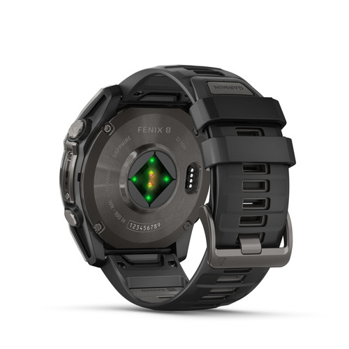 ガーミン fenix 8 Sapphire AMOLED 51mm Carbon Gray Black 010-02905-62 フェニックス8 サファイア スマートウォッチ GPS ライフログ ダイビング スピーカー マイク 筋トレ 登山 ゴルフ 正規品 Garmin バレンタイン Suica
