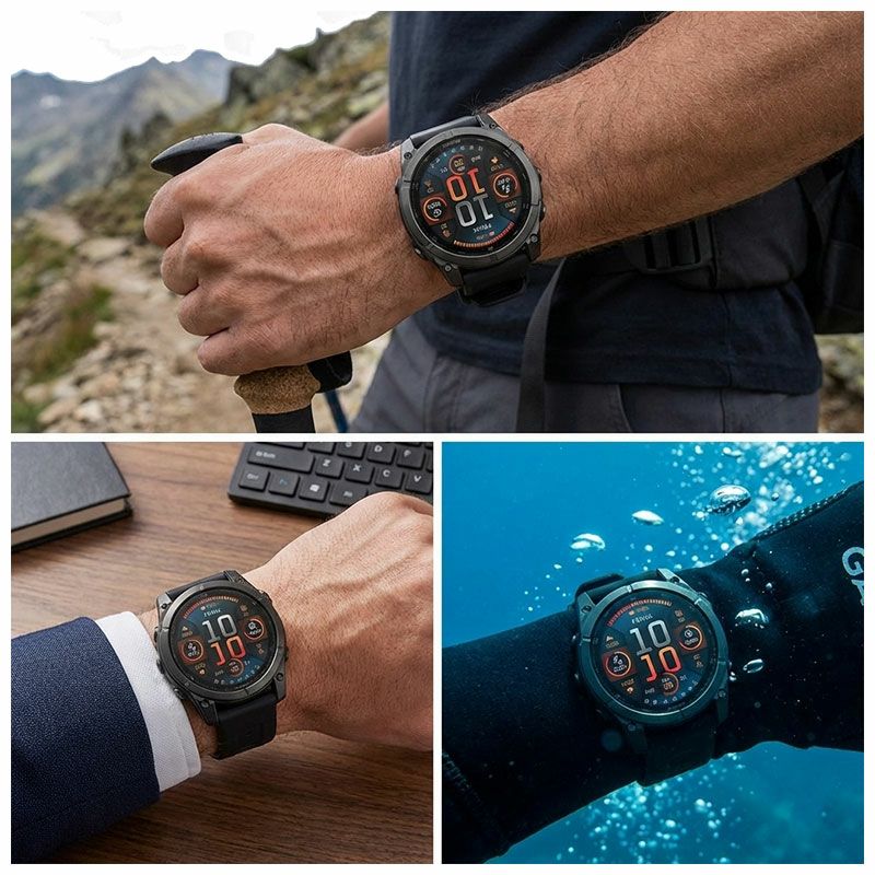 ガーミン fenix 8 Sapphire AMOLED 51mm Carbon Gray Black 010-02905-62 フェニックス8 サファイア スマートウォッチ GPS ライフログ ダイビング スピーカー マイク 筋トレ 登山 ゴルフ 正規品 Garmin バレンタイン Suica