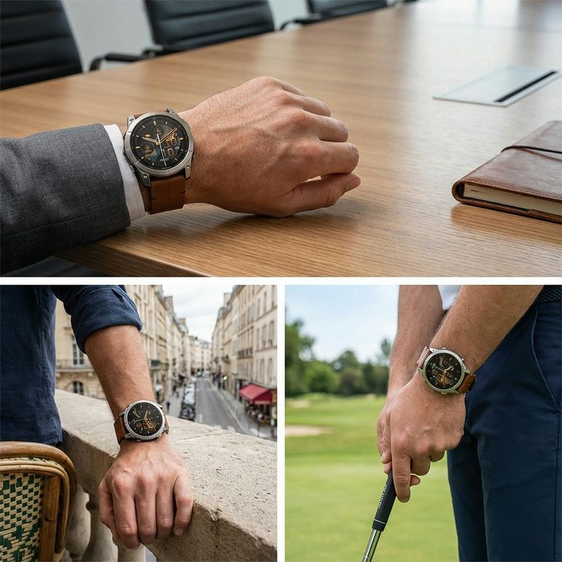 ガーミン fenix 8 Sapphire AMOLED 51mm Leather Band 010-02905-81 フェニックス8 サファイア スマートウォッチ GPS ライフログ ダイビング スピーカー マイク レザーバンド 登山 ゴルフ 正規品 Garmin Suica