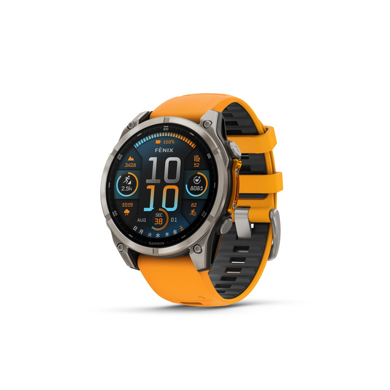 ガーミン fenix 8 Sapphire AMOLED 47mm 010-02904-17 GARMIN フェニックス8 スマートウォッチ 音声操作 登山 ダイビング ゴルフ ランニング GPS Suica【正規販売店】バレンタイン