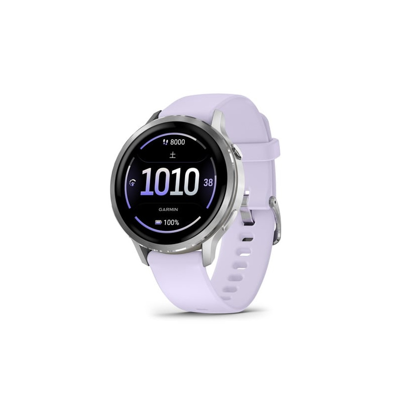 ガーミン GARMIN Venu 4 41mm Silver / Periwinkle 010-03013-31 ヴェニュー4 スマートウォッチ GPS 健康管理 睡眠 Suica 通話 音楽 LED ライフログ レディース メンズ プレゼント 腕時計 日本正規品