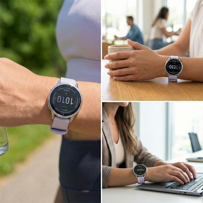 ガーミン GARMIN Venu 4 41mm Silver / Periwinkle 010-03013-31 ヴェニュー4 スマートウォッチ GPS 健康管理 睡眠 Suica 通話 音楽 LED ライフログ レディース メンズ プレゼント 腕時計 日本正規品