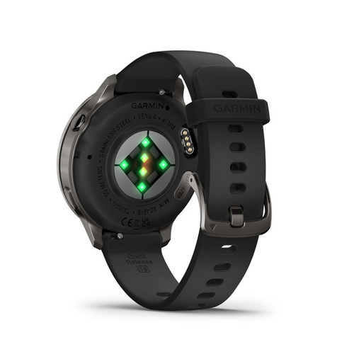 ガーミン GARMIN Venu 4 41mm Slate / Black 010-03013-32 ヴェニュー4 スマートウォッチ GPS 健康管理 睡眠 Suica 通話 音楽 LED ライフログ レディース メンズ プレゼント 腕時計 日本正規品